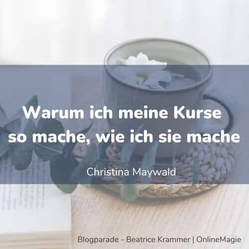 Kursbereich Chrstina Maywald